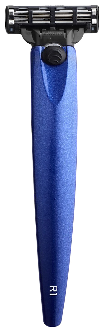

Бритва Bolin Webb R1, Gillette Mach3, Синий металлик