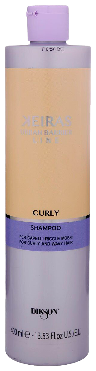 фото Шампунь для кудрявых волос dikson keiras curly shampoo for curly and wavy hair, 400мл