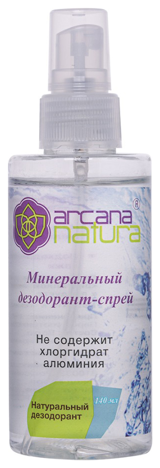 Дезодорант Arcana Natura Минеральный 140 мл минеральный дезодорант мангостин 60 г