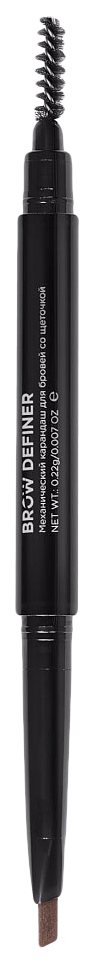 фото Механический карандаш lucas' cosmetics brow definer, темно-коричневый