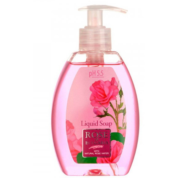 Жидкое мыло Rose of Bulgaria с розовой водой 300 мл мыло для тела кao men s biore с ароматом мыла с дезодорирующим эффектом 440 мл