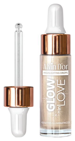 Жидкий хайлайтер Alvin D'or Glow In Love, 15 мл, Светлый max factor хайлайтер miracle glow duo