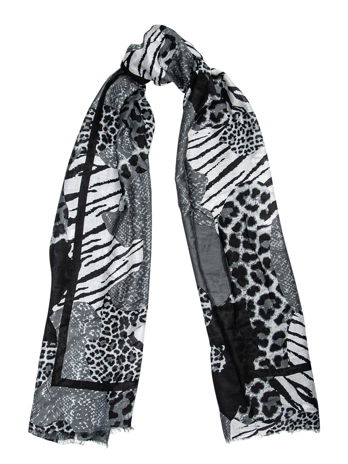 

Палантин женский Eleganzza J15-13782 черный, J15-13782