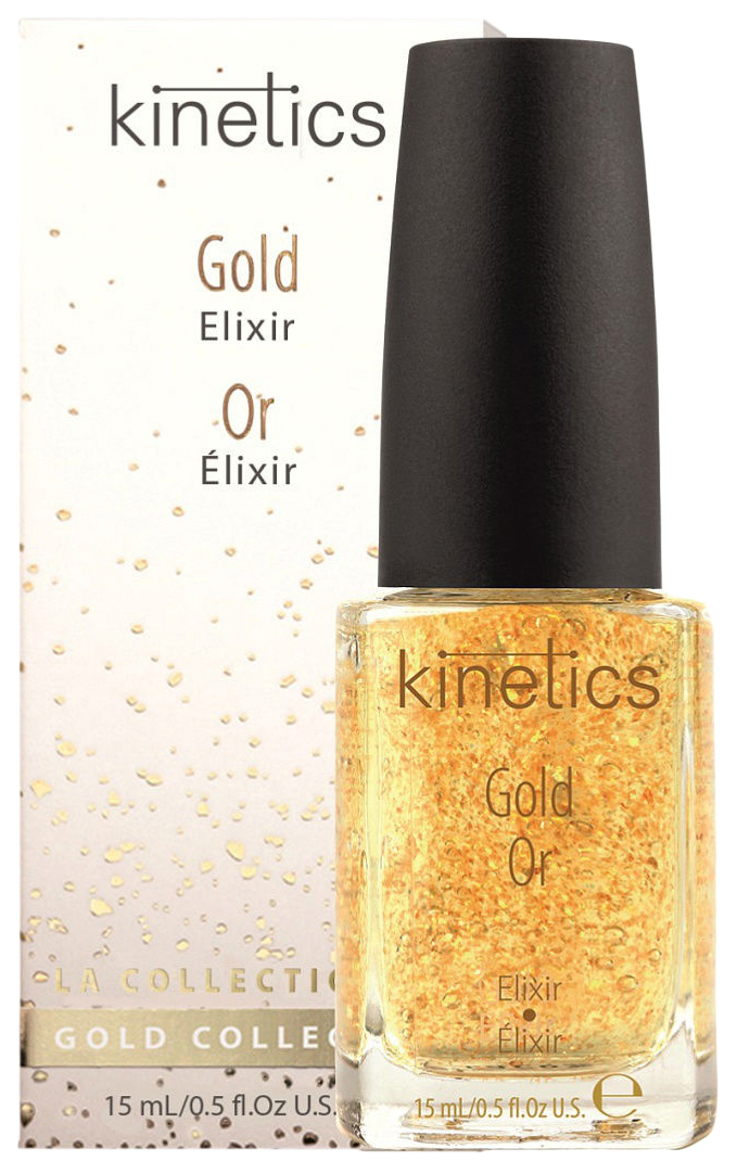 фото Эликсир для ногтей kinetics gold elixir 15 мл