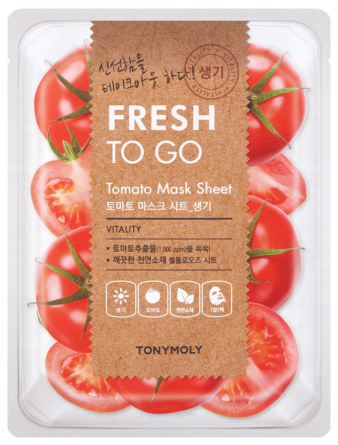 Купить Маска для лица Tony Moly Fresh To Go Tomato 22 г