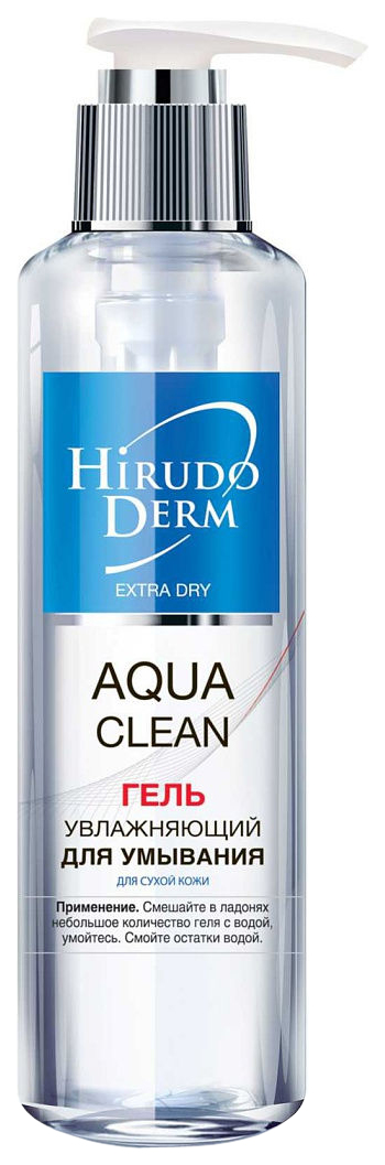 фото Гель для умывания hirudo derm aqua clean 180 мл