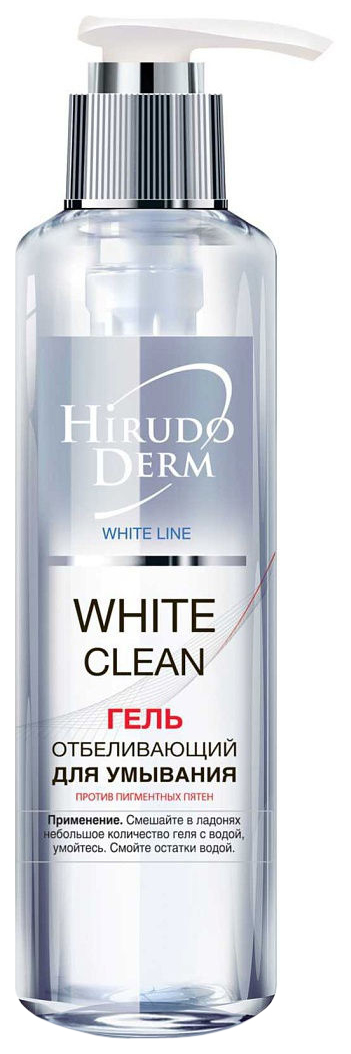 фото Гель для умывания hirudo derm white clean 180 мл