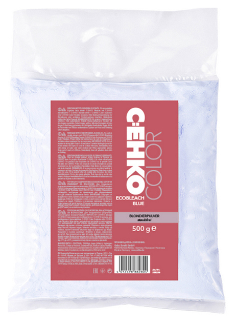 Осветлитель для волос C:EHKO Ecobleach Голубой 500 г пакет для замораживания 30 шт 25х32 см пнд голубой avikomp чистов 88454