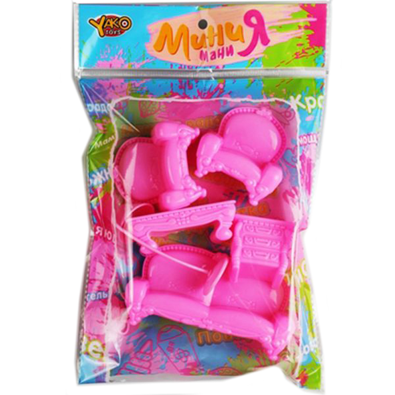 

Мебель для кукол Yako Toys M6740, Розовый