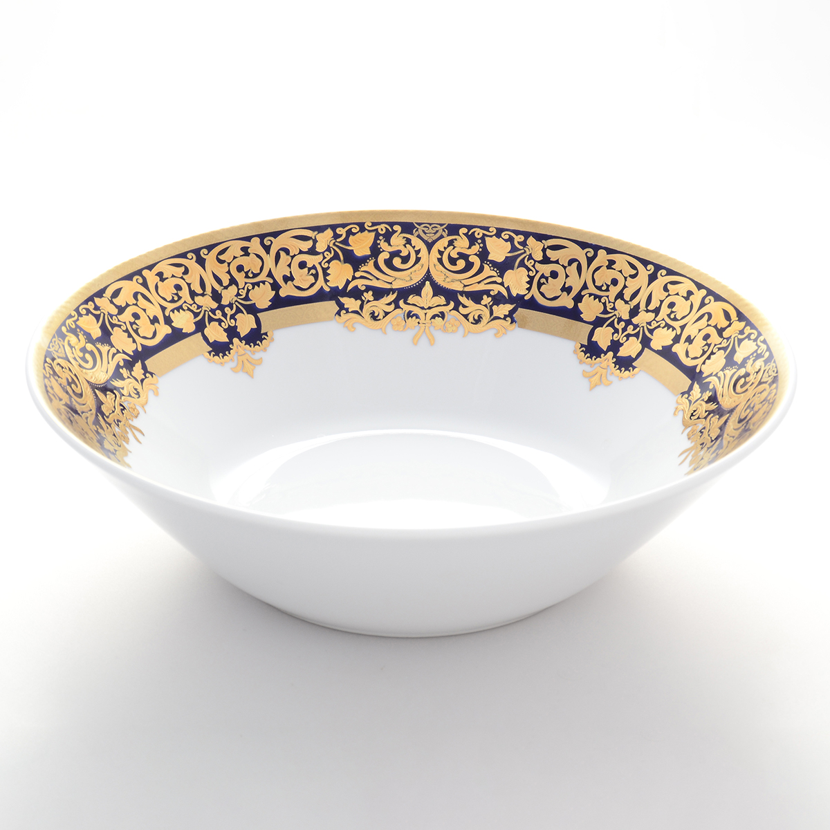 фото Салатник falkenporzellan natalia cobalt gold 24см