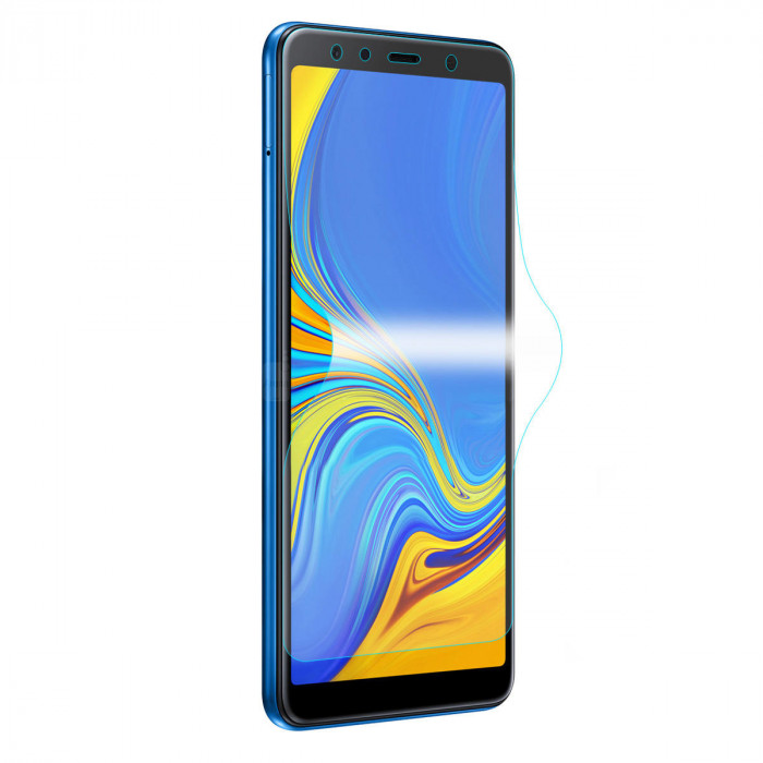 Гидрогелевая защитная пленка Rock для Samsung A750 Galaxy A7 (2018) (Прозрачная) 600002446757