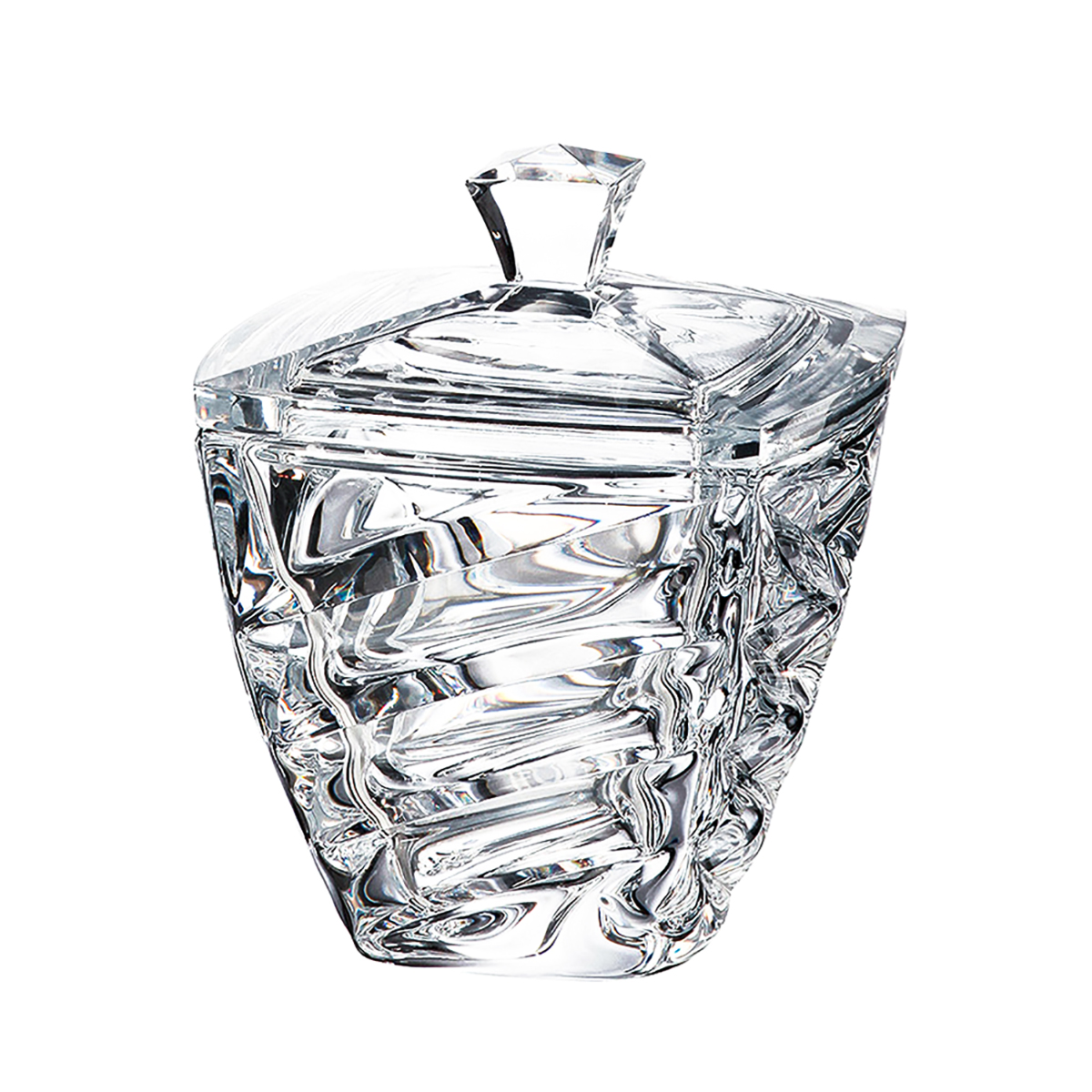 

Конфетница с крышкой Crystalite Bohemia Facet 18 см