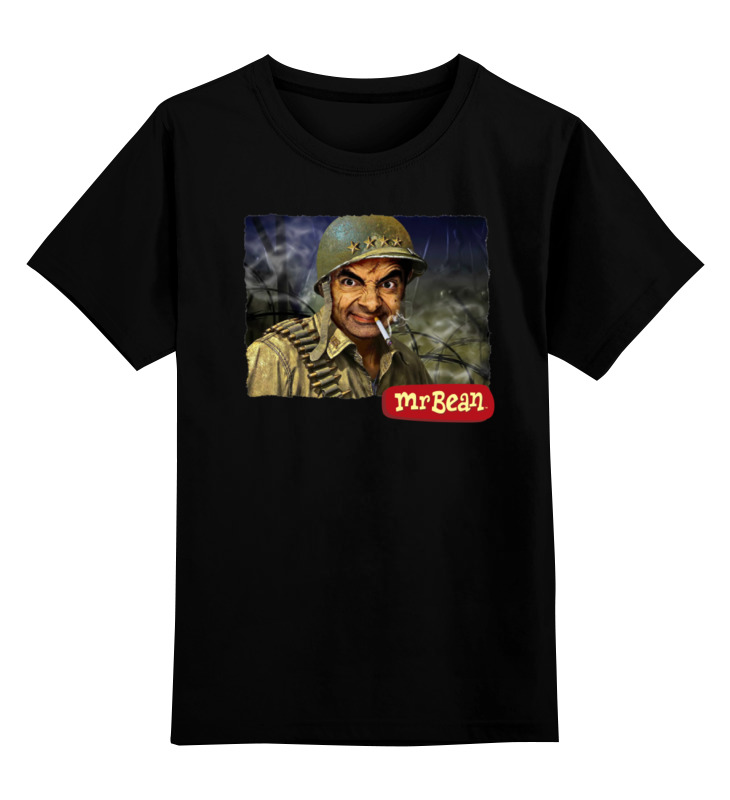 

Детская футболка Printio Mr.bean цв.черный р.116, 0000000755019