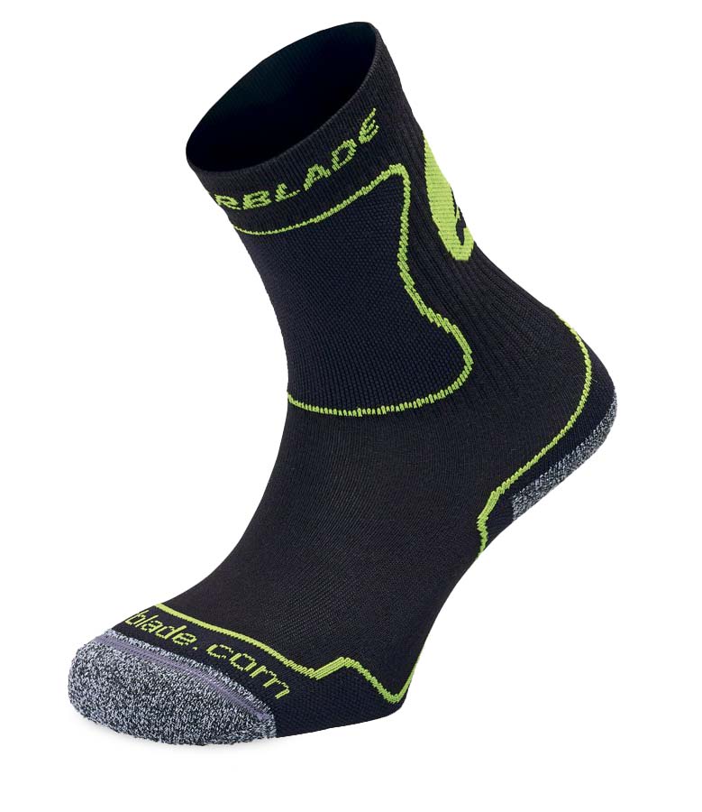 фото Носки rollerblade kids socks черные; зеленые s