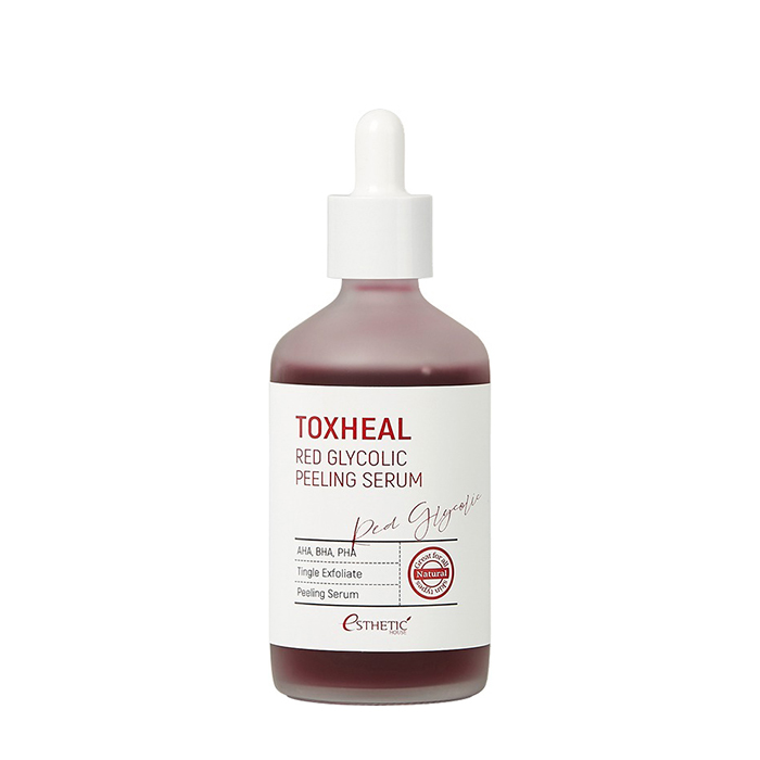 фото Пилинг-сыворотка для лица esthetic house toxheal red glycolic peeling serum