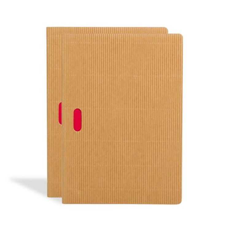 

Записная книжка PaperOh Cahier Ondulo Natural A5, Midi