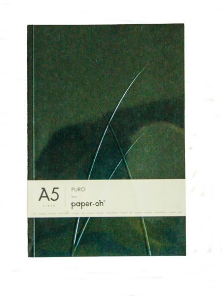 

Записная книжка PaperOh Puro Teal A5 лин. 148*210 мм, 112 стр. OH9082-3 (1/40), Midi