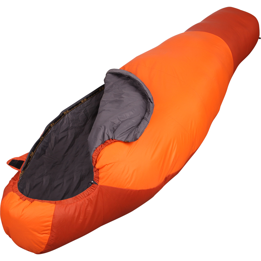 фото Спальный мешок сплав antris 120" primaloft терракот/оранжевый, правый