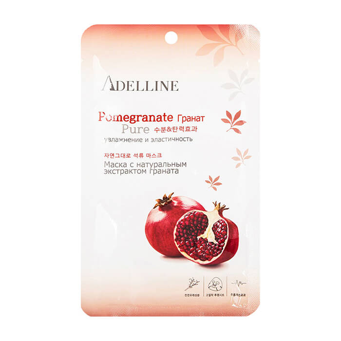 

Тканевая маска Adelline, Facial Mask Pomegranate, 22 мл