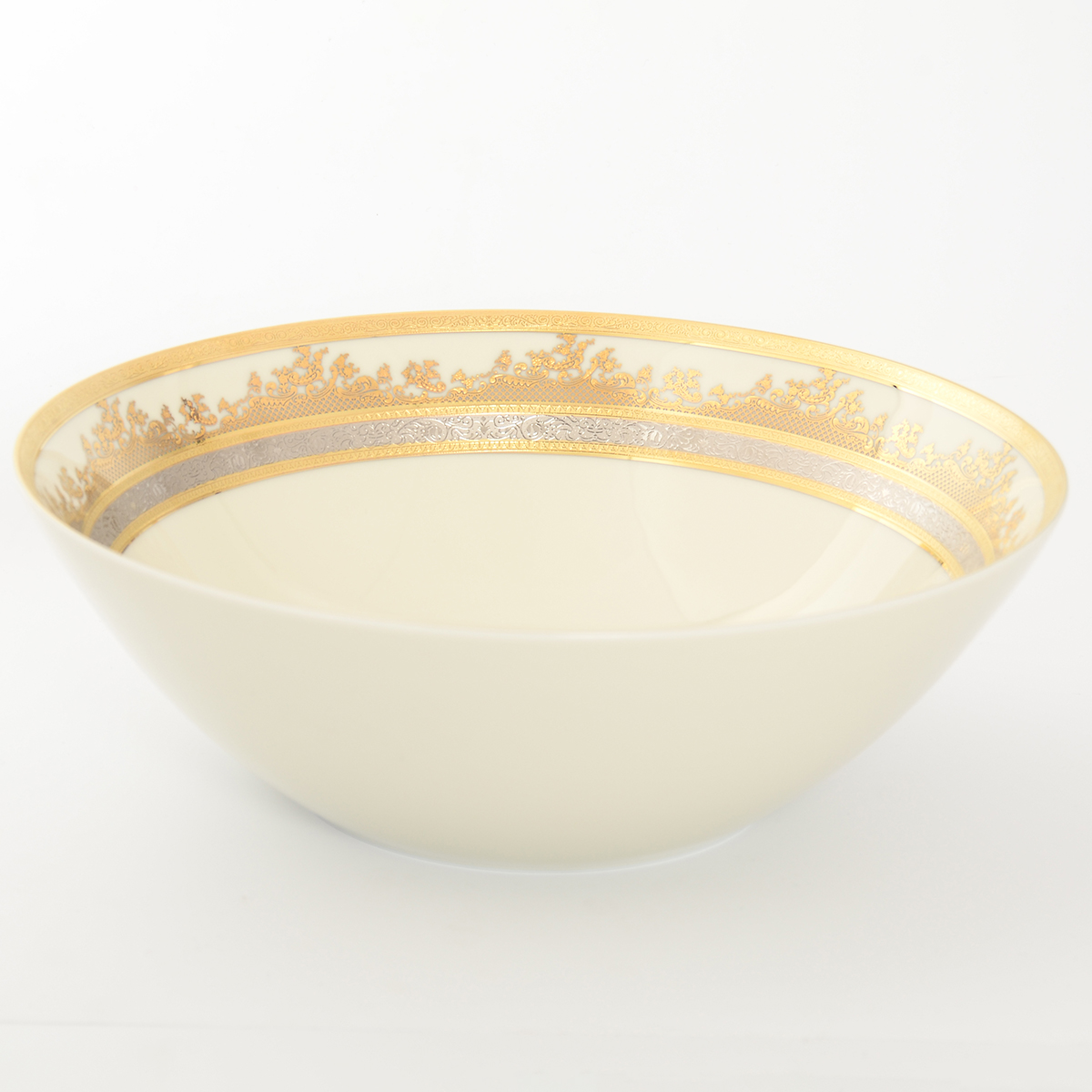 

Салатник Falkenporzellan Cream Gold 24см, Белый