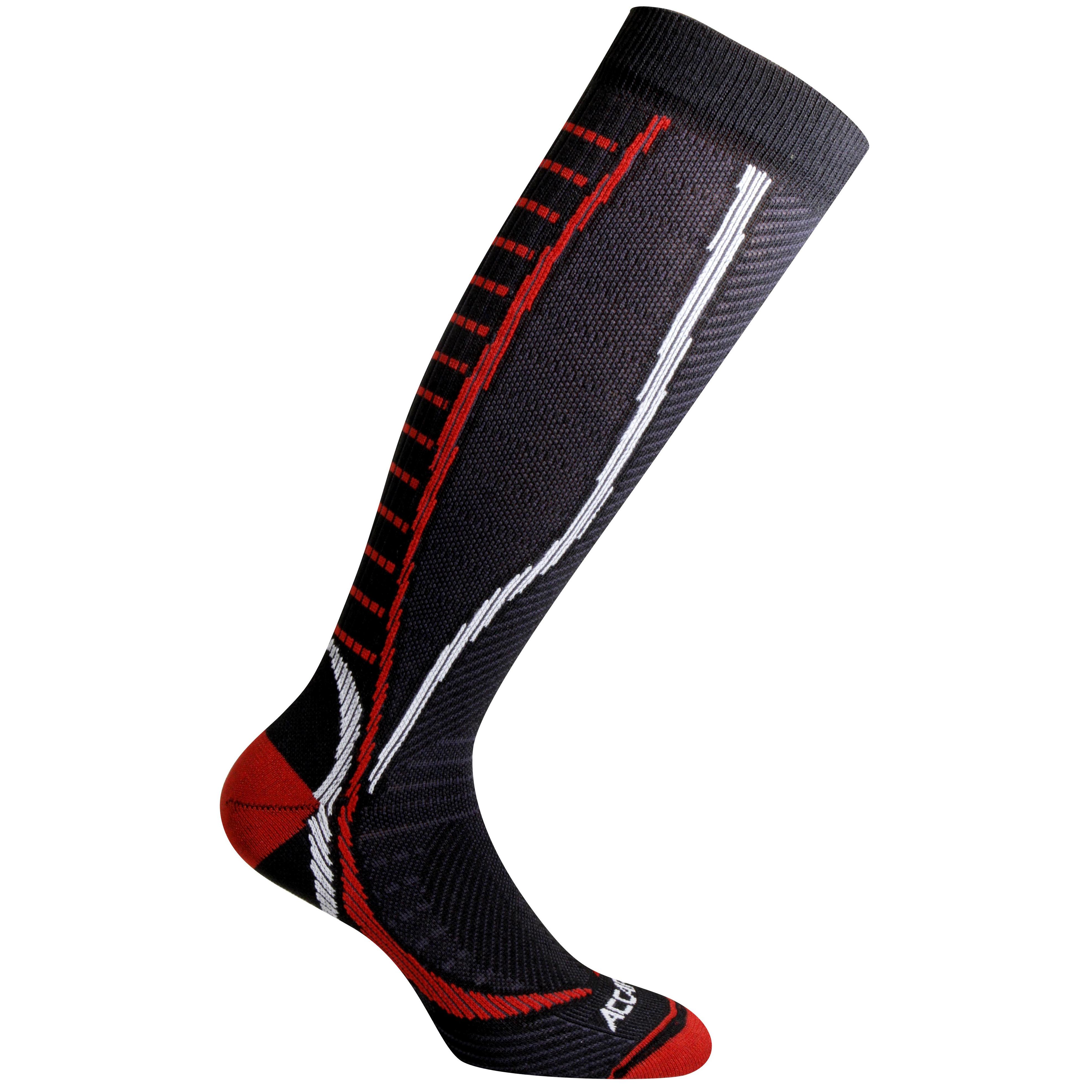 фото Гольфы accapi ski ergoracing, black/red, 34-36 eu