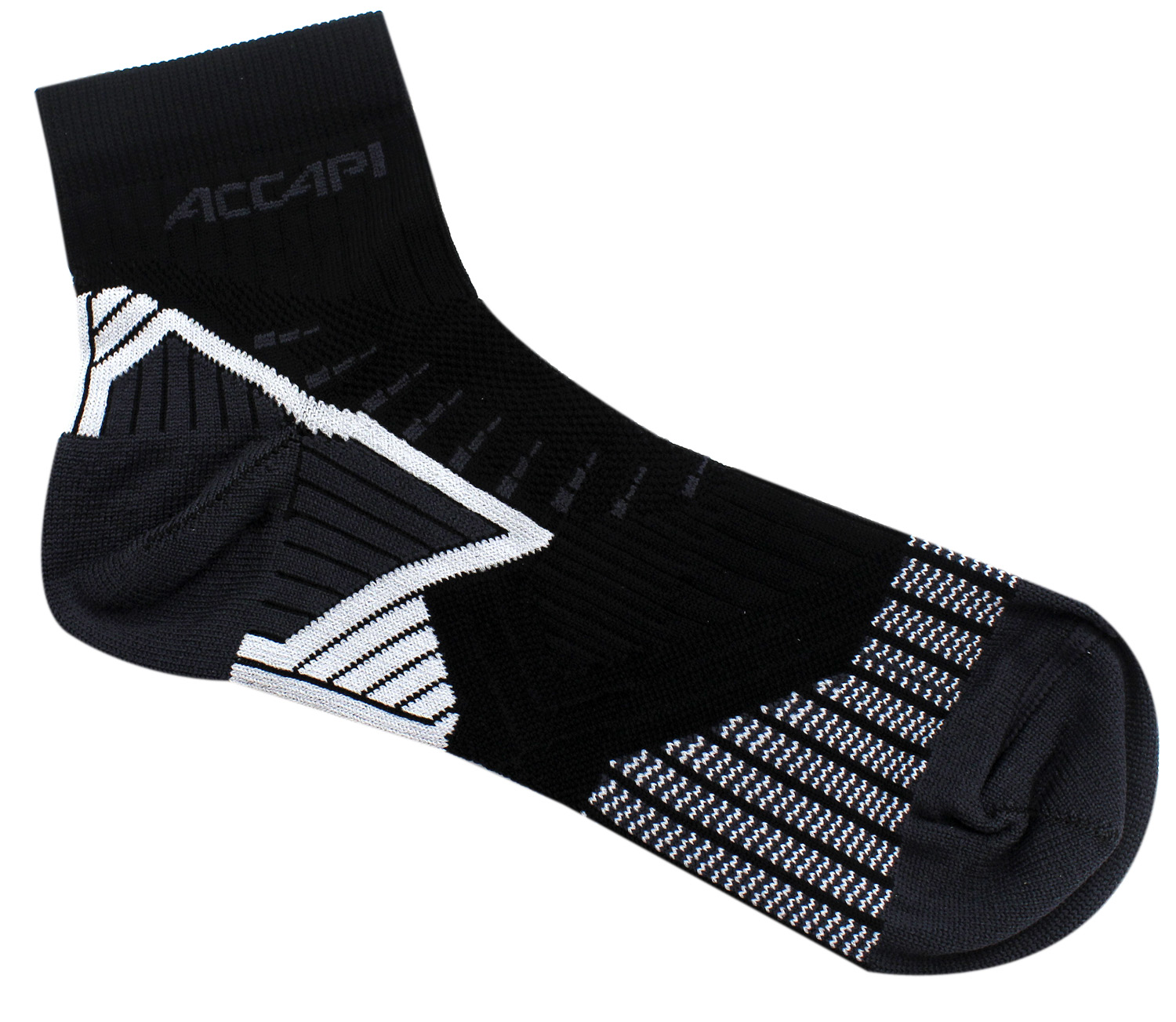 фото Носки accapi running ultralight черные; белые 37-39 eu