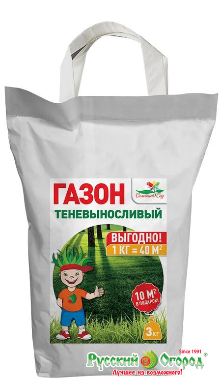 

Семена смесь газонных трав Теневыносливый Русский огород 8631002 1 уп.
