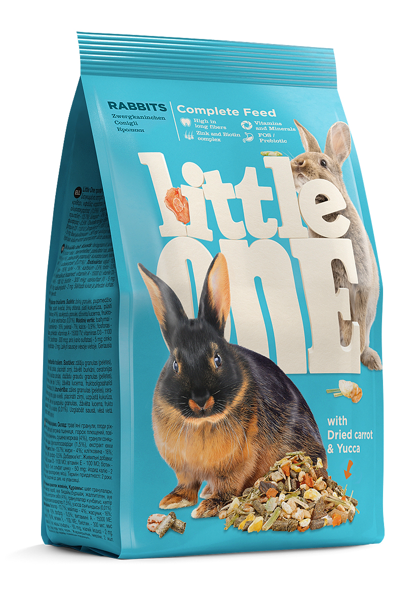 

Сухой корм для кроликов Little One, 400 г, Rabbits