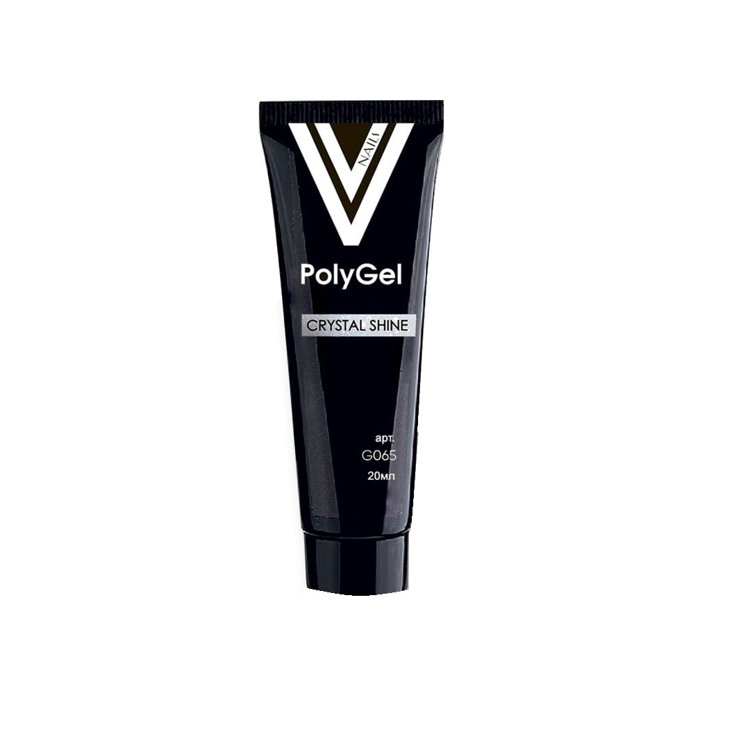 

Polygel Vogue Nails прозрачный с блестками 20 мл