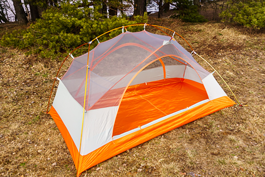 Палатка MiMir Outdoor Gekkon, треккинговая, 3 места, оранжевый