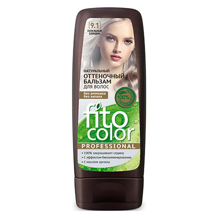 Бальзам Fito, Color Professional 9.1, пепельный блондин, 140 мл бальзам ополаскиватель pantene pro v miracles восстановление и укрепление 200 мл