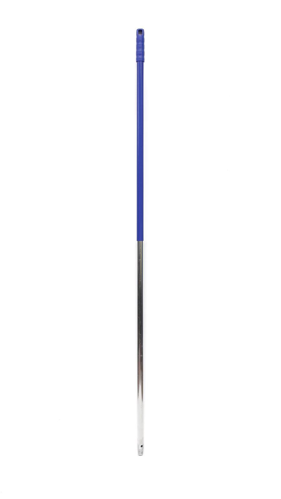 фото Ручка для швабры проф. алюминиевая с резьбой синий 140см cisne