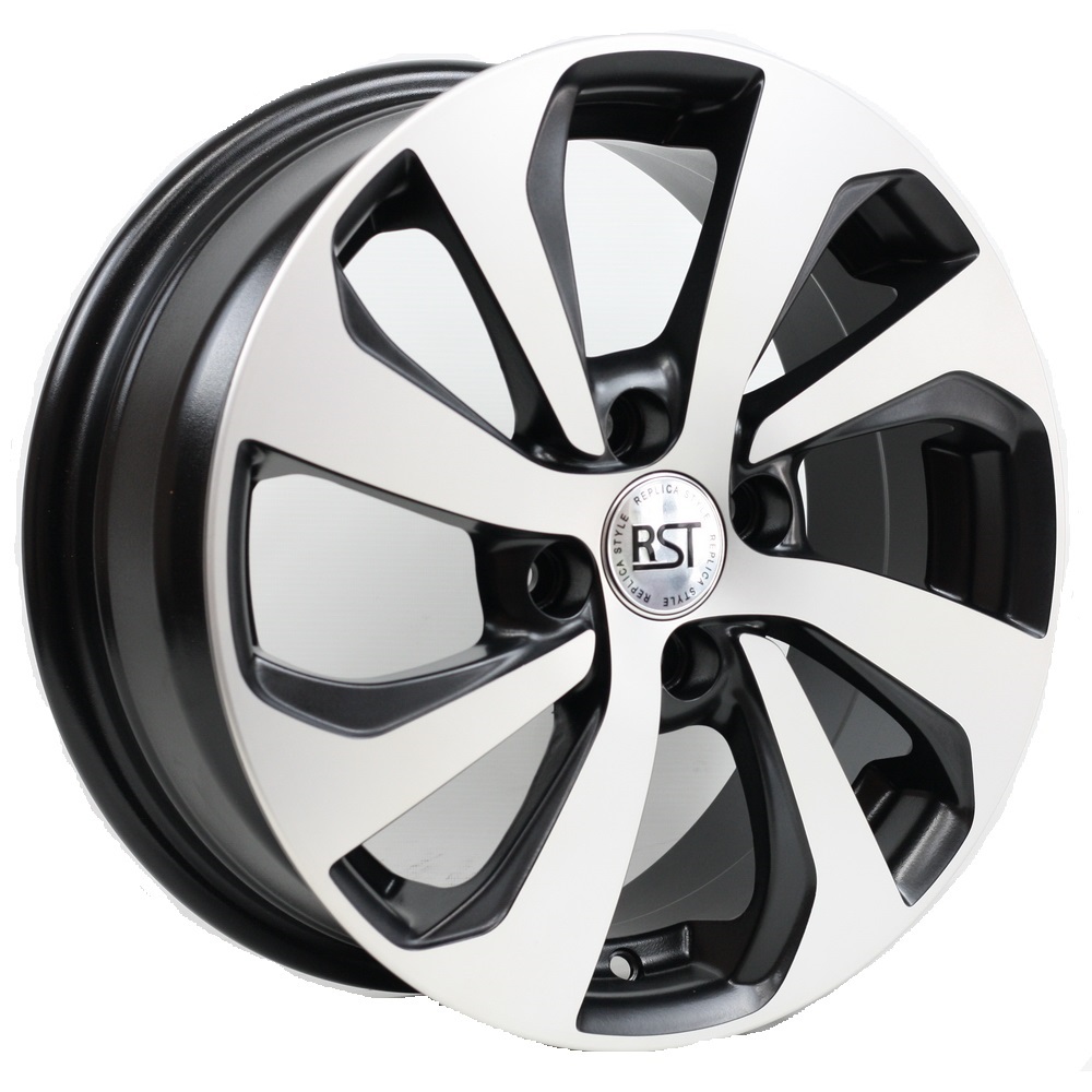 

Колесный диск Rst, R005 6x15/4x100ET46 54.1, Серебристый;черный