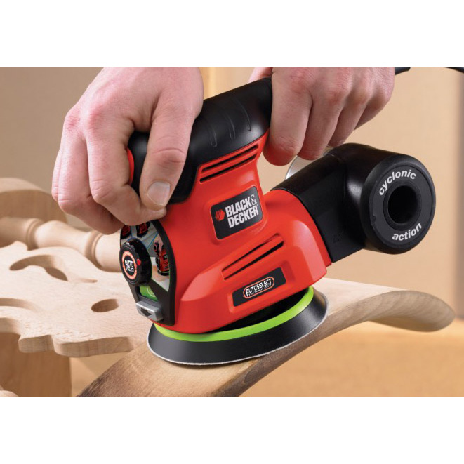 

Сетевая эксцентриковая шлифовальная машина Black+Decker KA280K, KA280K