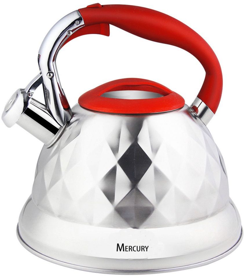 фото Чайник для плиты mercury mc-6586 (12) 3,5 л. со свистком