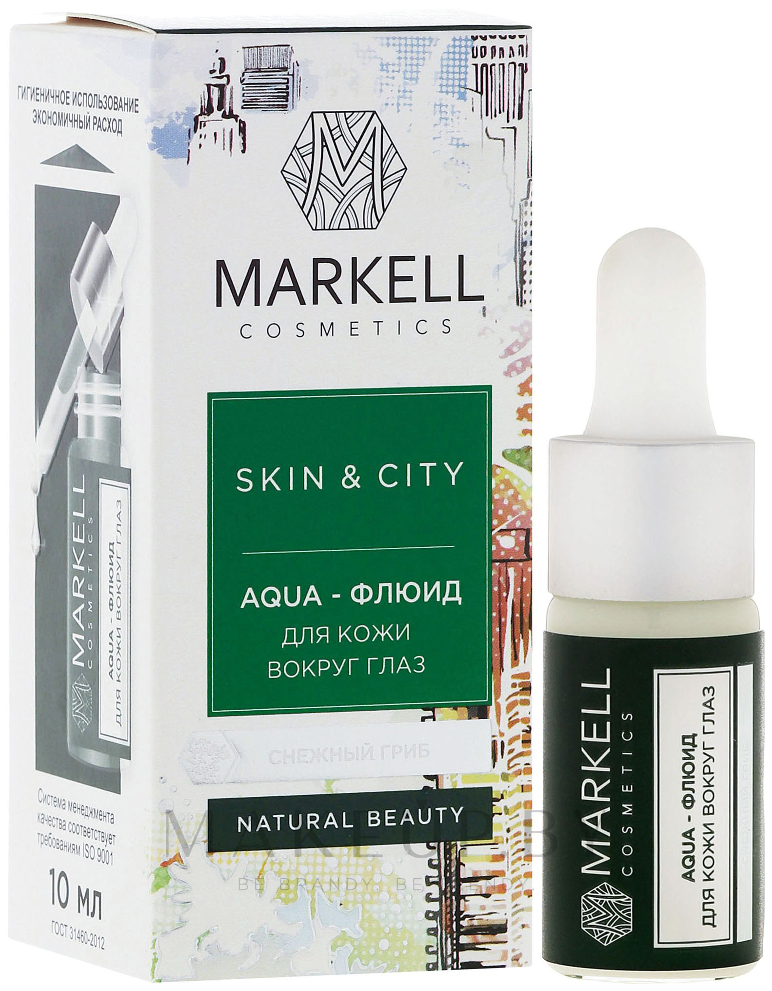 

Флюид для кожи вокруг глаз Markell Skin&City Снежный гриб 10 мл
