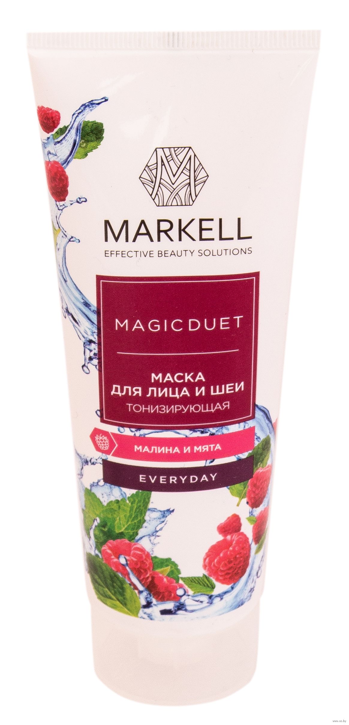 Маска для лица и шеи Markell Magic Duet Малина и мята 120 мл