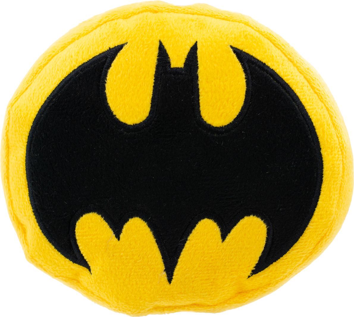 фото Игрушка-пищалка для собак buckle-down пищалка бэтмен, желтый, 20 см
