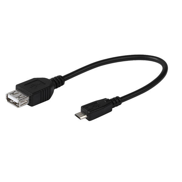 фото Адаптер vivanco usb /microusb otg 0,15м (45298)