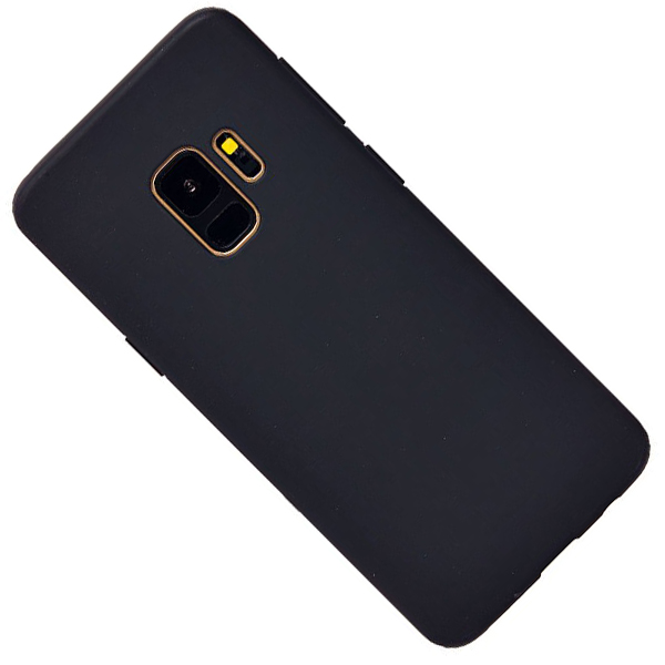 

Чехол для Samsung SM-G960F (Galaxy S9) силиконовый матовый <черный>