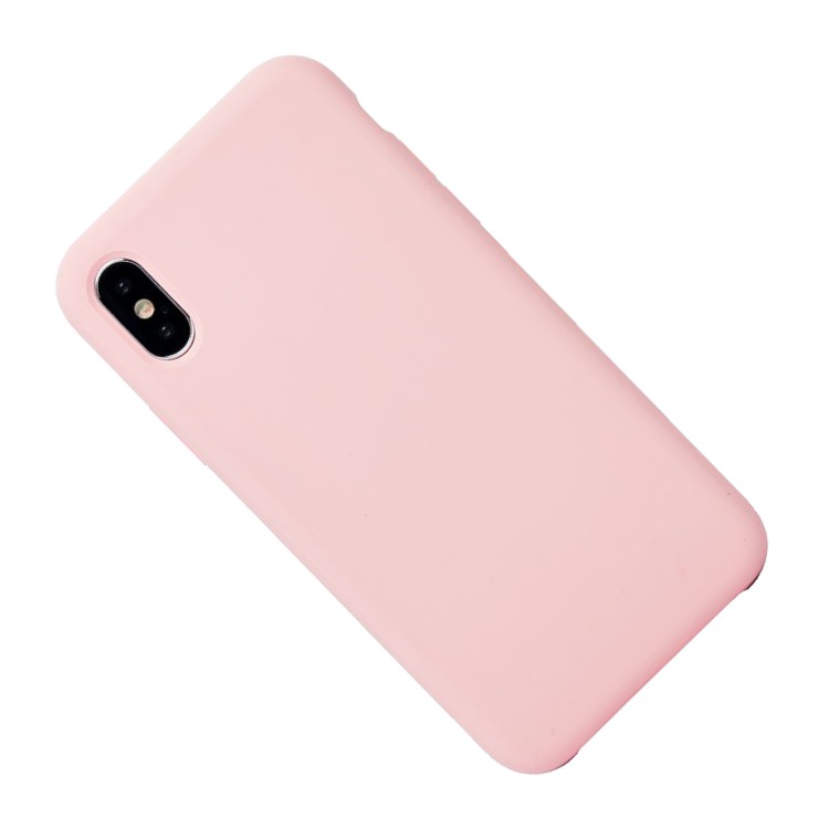 фото Чехол для apple iphone x, iphone xs силиконовый soft touch <розовый> promise mobile