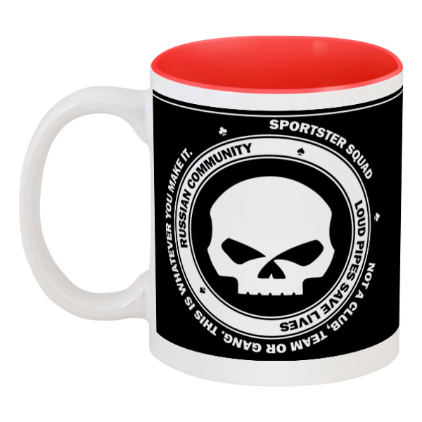 фото Кружка printio цветная внутри sportster squad cup