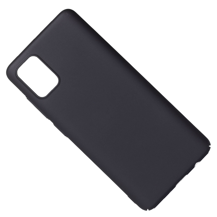 фото Чехол для samsung sm-a515f (galaxy a51) задняя крышка пластик soft touch <черный> promise mobile