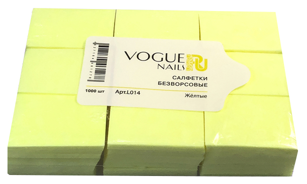 Купить Безворсовые салфетки Vogue Nails Желтые 1000 шт