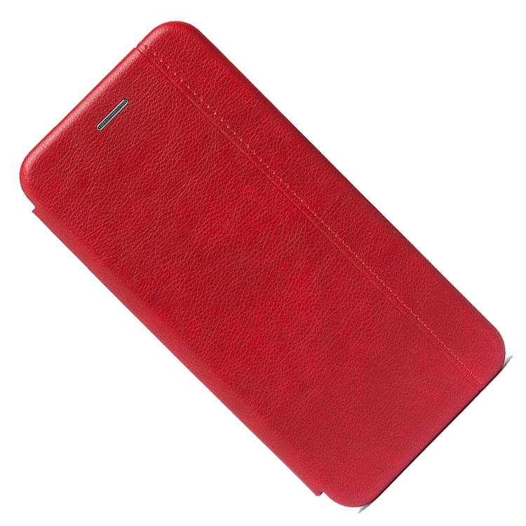 фото Чехол для samsung sm-g985f, g986f (galaxy s20 plus) флип боковой кожзам №3 <красный> promise mobile