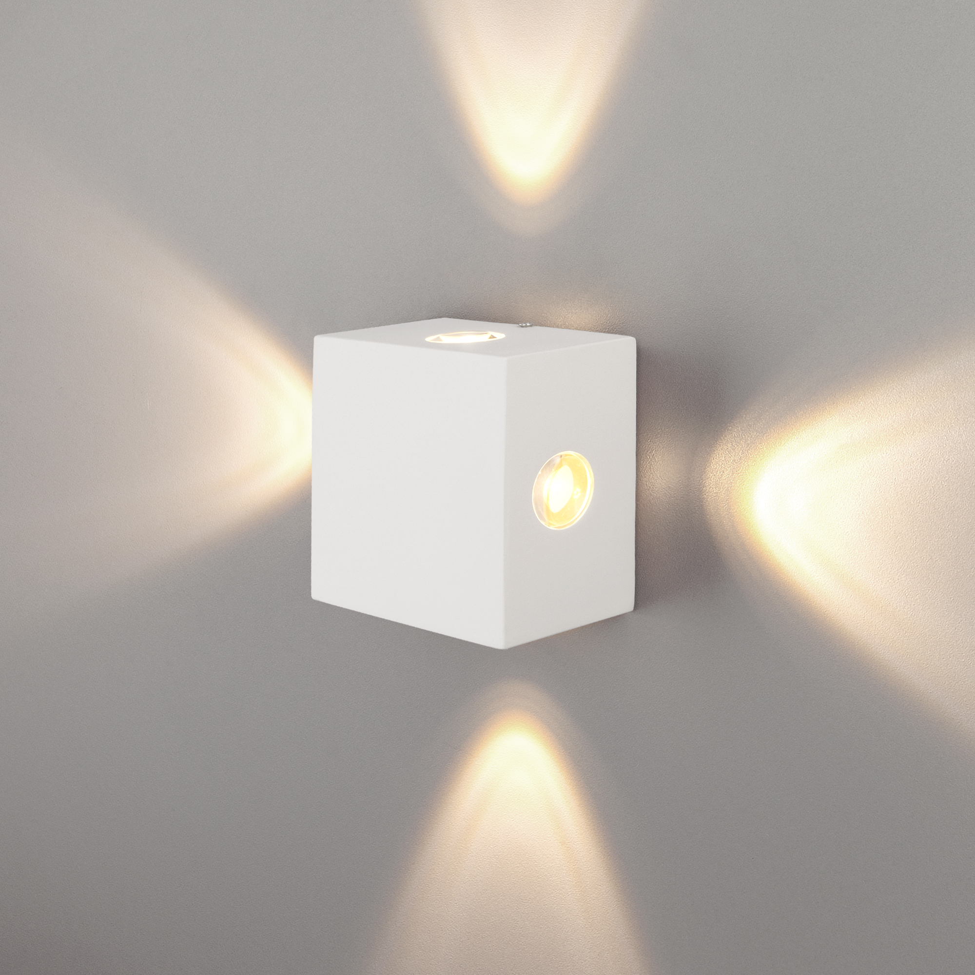 фото Настенный светильник elektrostandard 1601 techno led kvatra белый