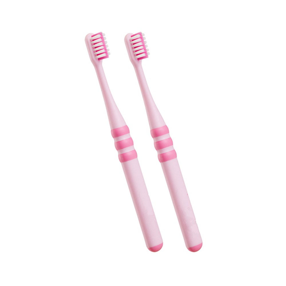 фото Зубная щетка детская xiaomi dr. bei toothbrush розовая, 2 шт.