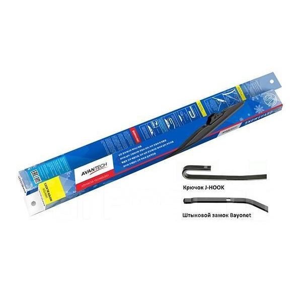 фото Щетка стеклоочистителя зимн. snowguard 475мм ( 19'' ) avantech арт. s19