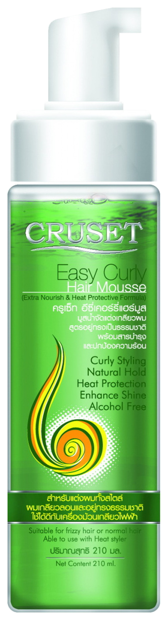 

Мусс для волос CRUSET Easy Curly Hair Mousse 210 мл
