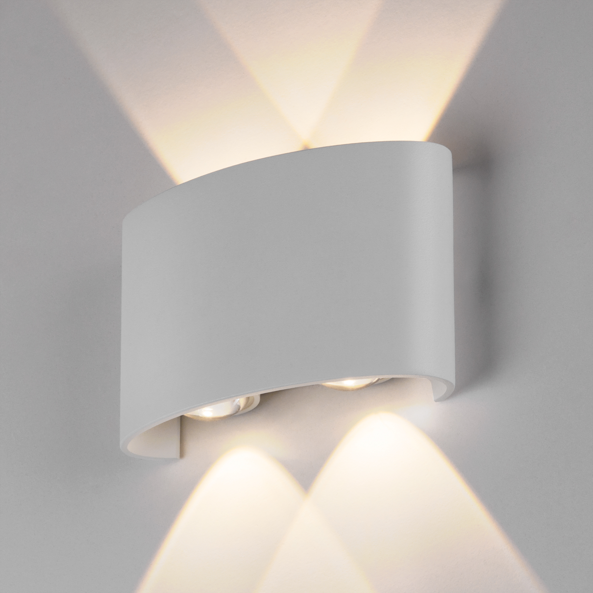 фото Настенный светильник elektrostandard 1555 techno led twinky double серый